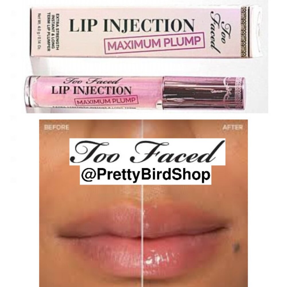 TOO FACED Maximum Plump Lip Injection Plumper Extra Strength pout filler gloss